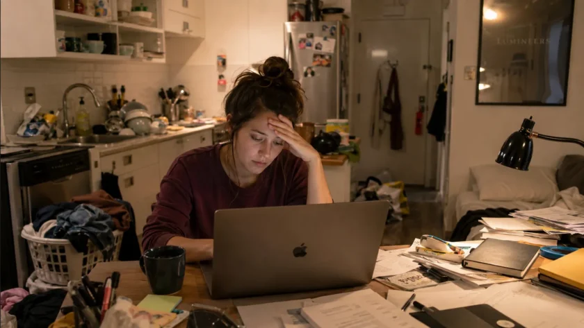 stressed out at work